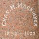 Marker - Archibald MacKinnon l