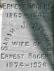 Marker - Ernest Rogers front