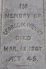 Marker - George M. Wright fron