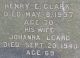 Marker - Henry E. Clark 93569
