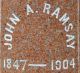 Marker - John A. Ramsay front