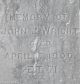 Marker - John J. Wright front
