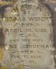 Marker - Thomas Wright front