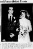 Sheila & Gene's newspaper wedd Sheila & Gene's newspaper wedd
